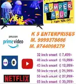 43 INCH FULL HD SMART LED TV @12,999/-