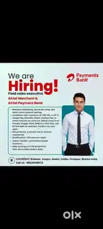 Airtel payment bank Hiring