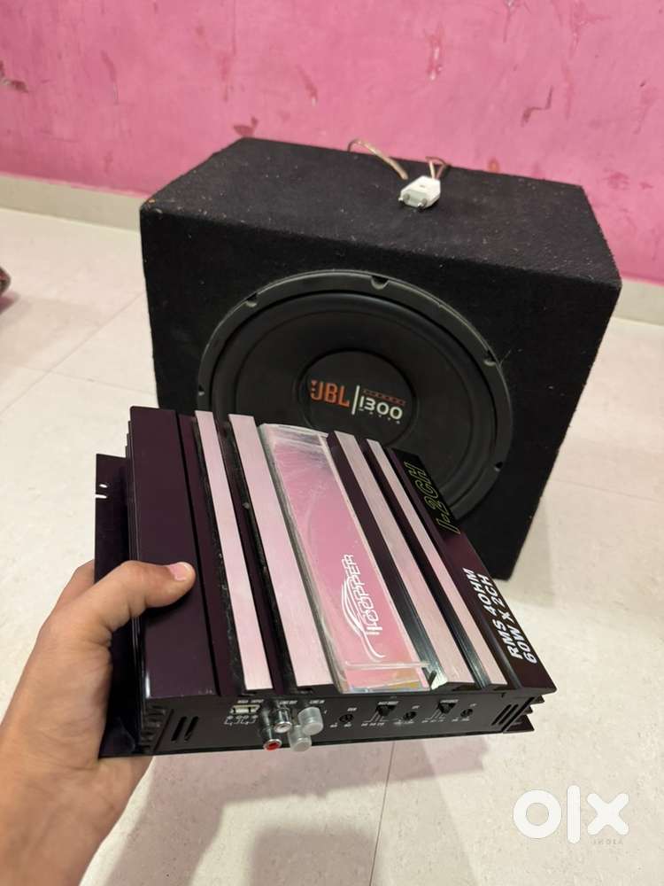 JBL Subwoofer & Amplifier – New Condition – Heavy Bass