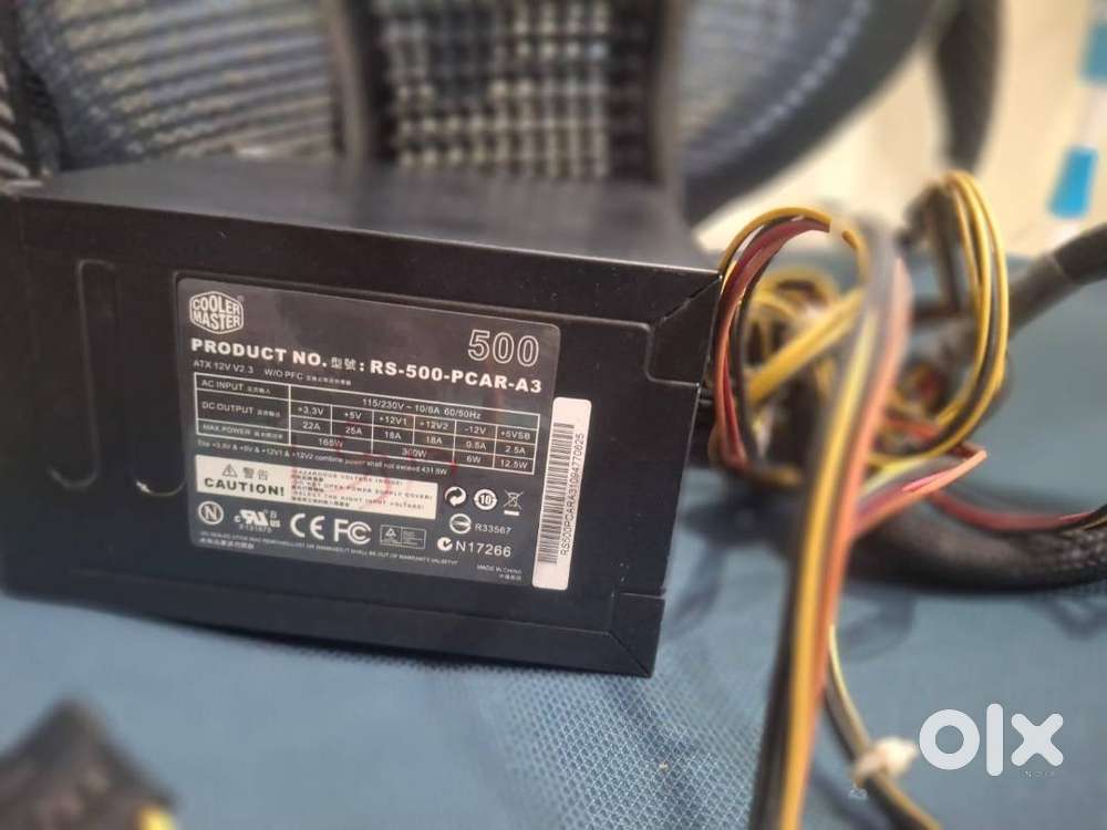 SMPS CoolerMaster 500W power suppy unit for computer cpu