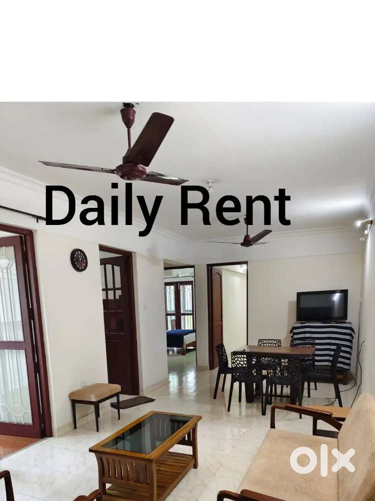DAILY RENT 2BHK Ac Fully furnished flat Thrissur