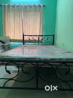 Affordable iron bed with mattress