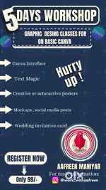 5 Days Online Canva Workshop – Learn Graphic Designing