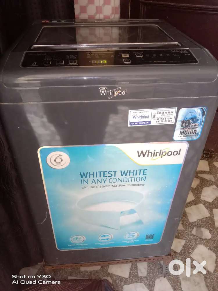Fully washing maching running tub 6.5 whirlpool