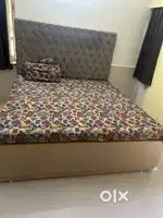King size double bed with mattreses