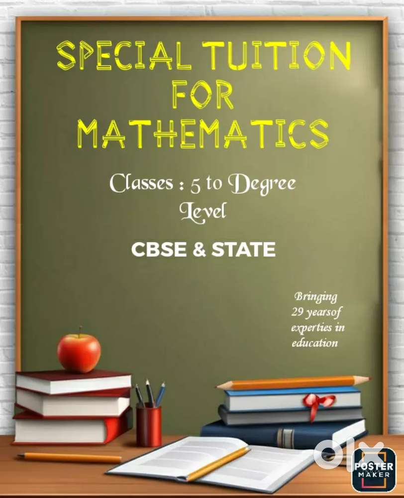 Special Tuition for Mathematics (Near plangalamukku Jn.)
