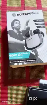 New box packed nu Republic high bass earpods in jus 350