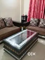 Sofa, double bed and 4*6 deewan