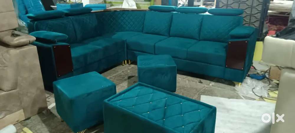 L shape sofa affordable price available