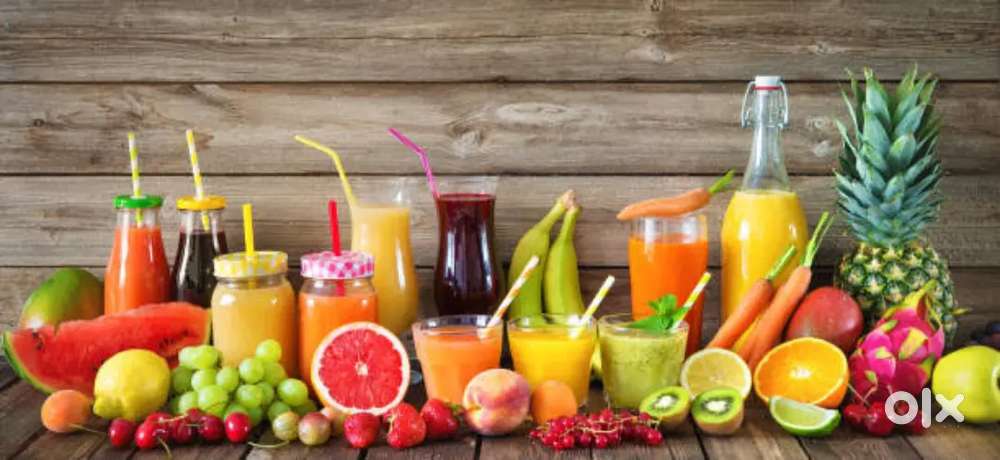 Staff required for fruits and juice shop
