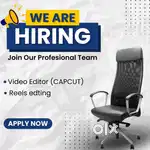 we are hiring video editor