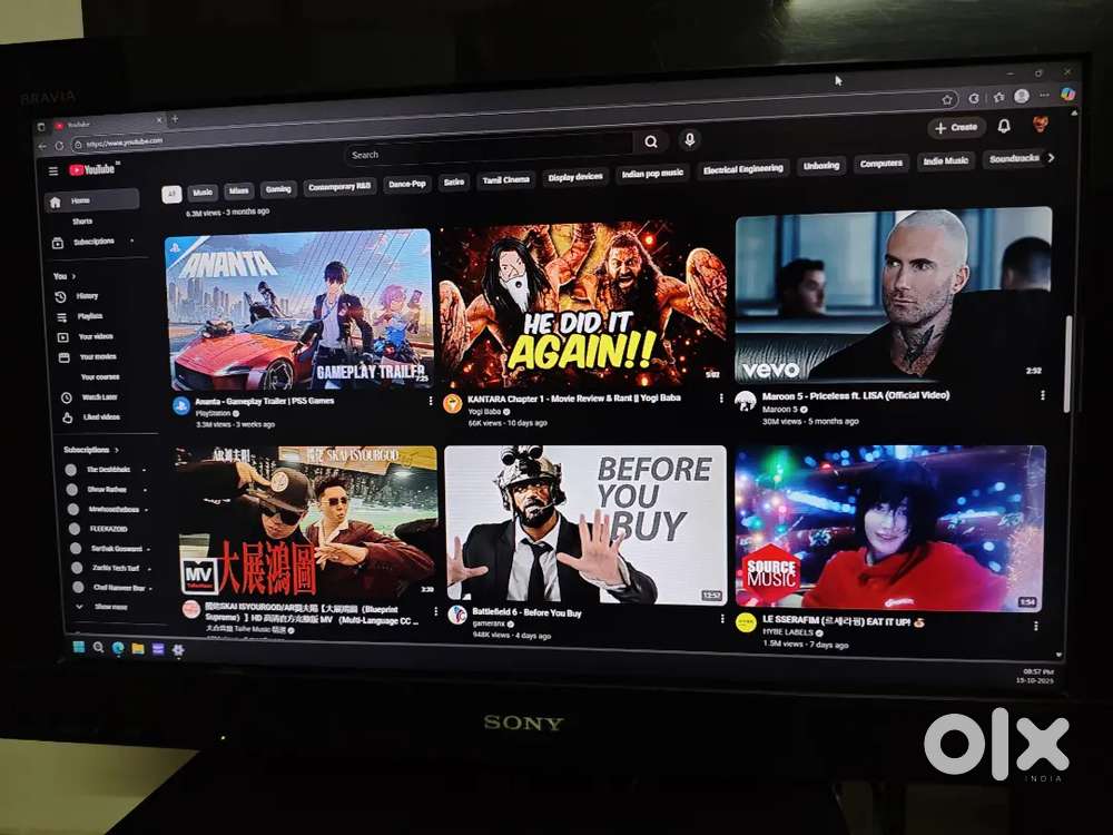 Sony Bravia 26 inch TV, very good condition