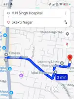 2 Room Set, 1 Kitchen, 1 Bath, 1 Toilet, Fully Tiled. Near to HN Singh