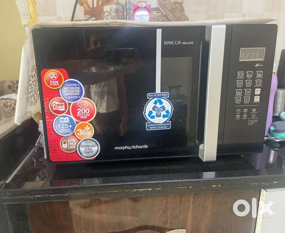 Morphy Richards 30MCGR Black Convention Microwave Oven