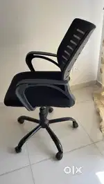 Study table and two office chairs