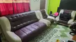 IMPORTED SOFA SET 3+1+1, AVERAGE CONDITION,