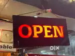 Board with open light