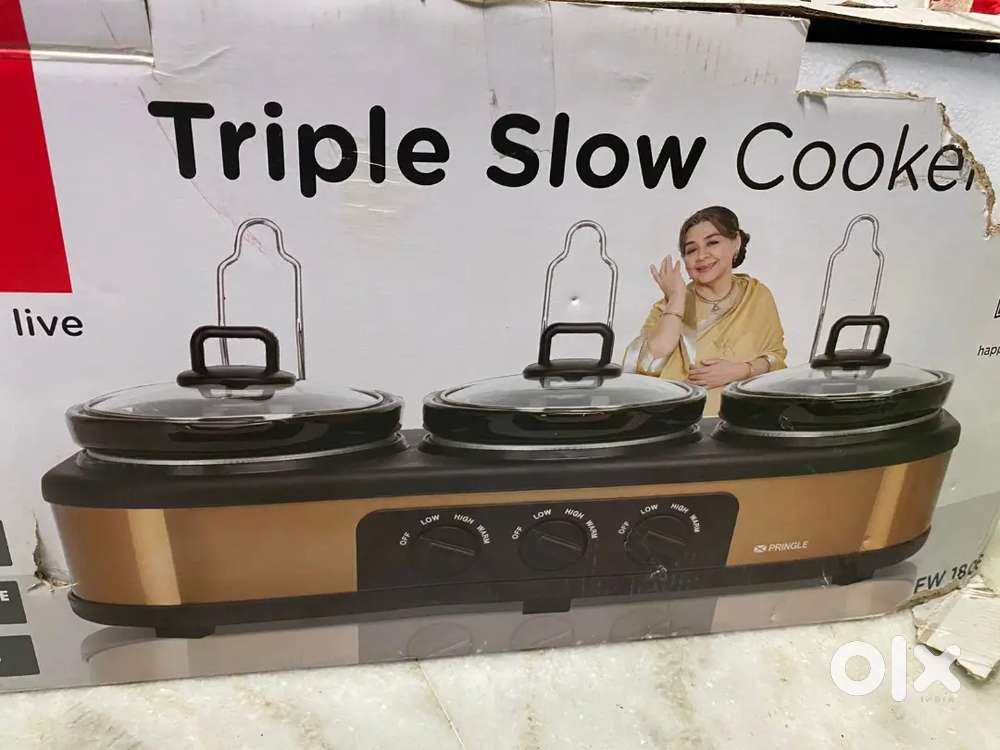 New Pringle triple slow cooker