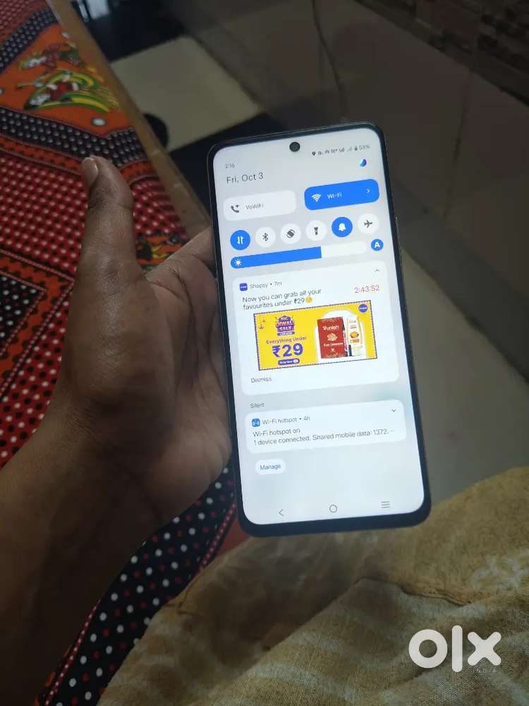 Vivo T3 X 12month old phon new condition 5 g phon