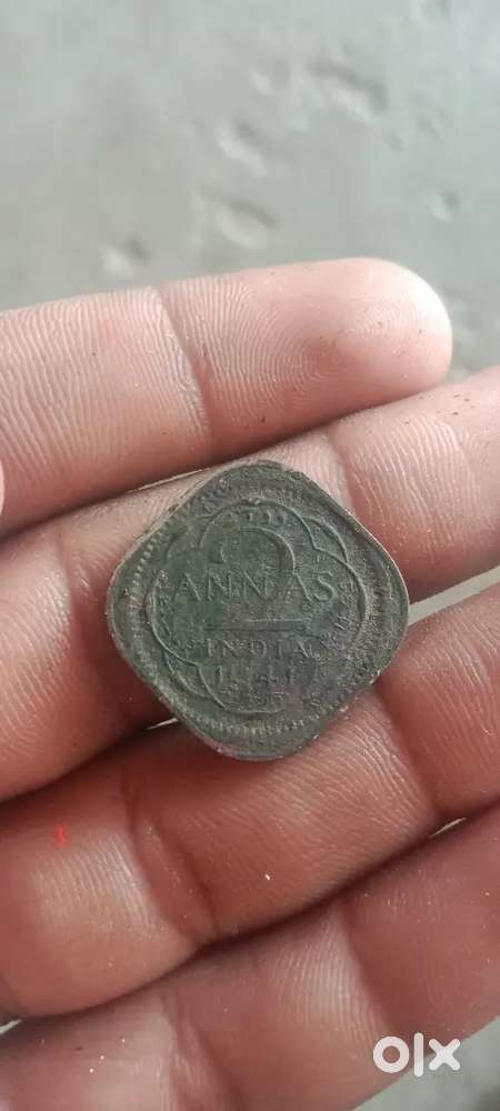 George Vi The Emperor 1941 Two Aanas Coin