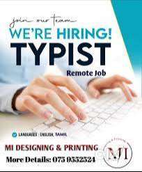 Need Urgent Typist in Advocate Office