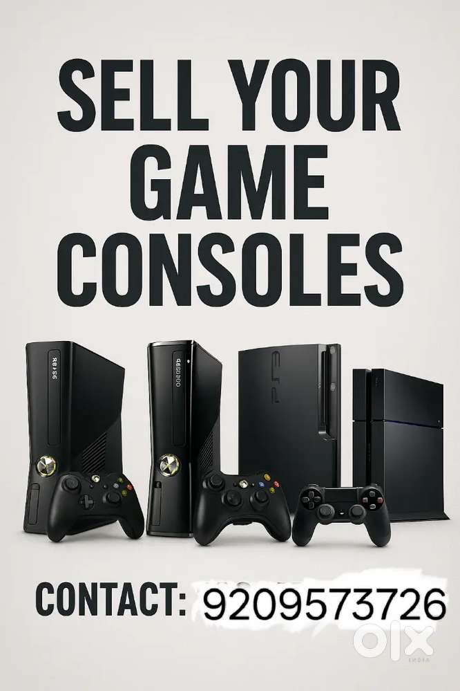 Sell your game consoles in best price.