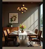 Dining table/Six chair's