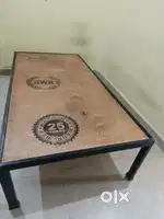 Single Sharing Cot (Strong Metal Frame + Wooden Ply) – Good Condition