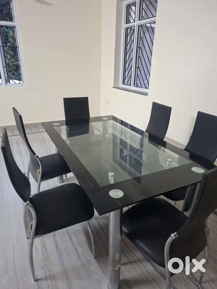 Godrej dinning table with chair, coffee table and corner table