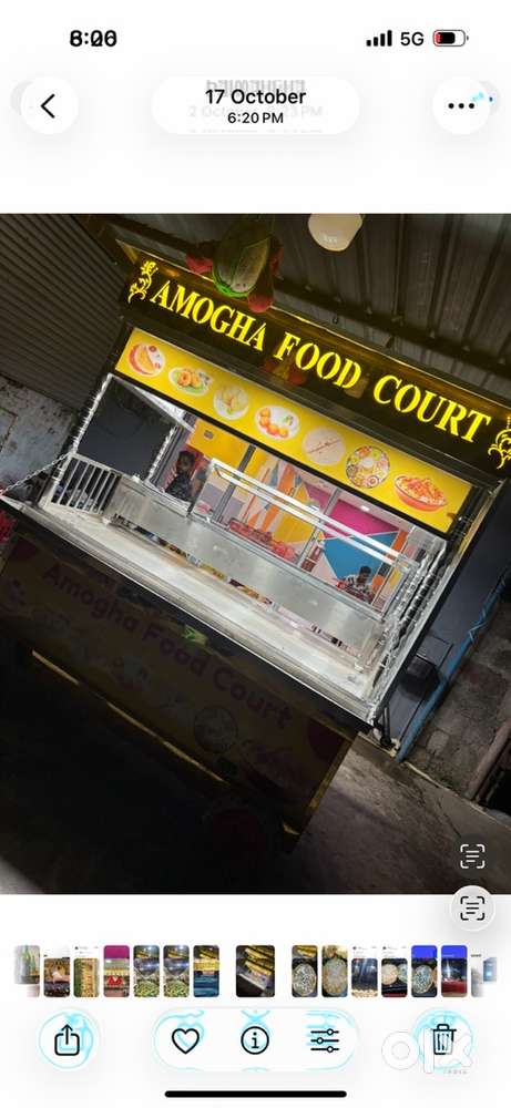 Stainless steel 6*3 food court