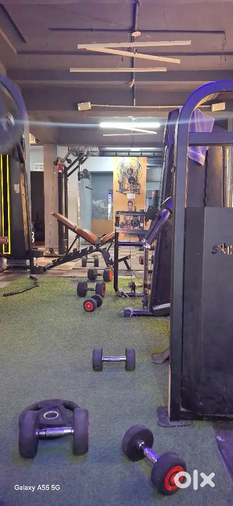 Gym receptionist girl and boy