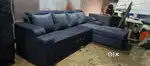 Brand new l shape sofa nd sofa cumbed ata factory rate