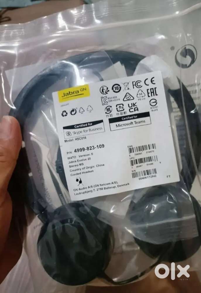Jabra evolve 20 with sealed pack [ 3 headset ]