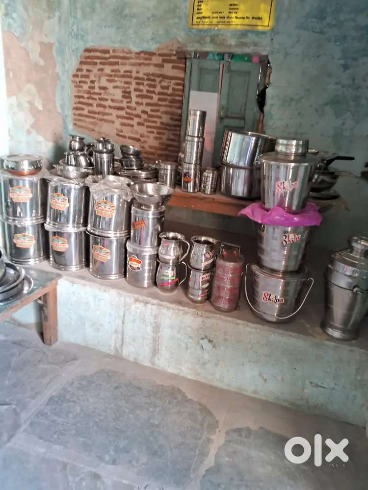 huose hold stainless steel utensils un used brand new and used