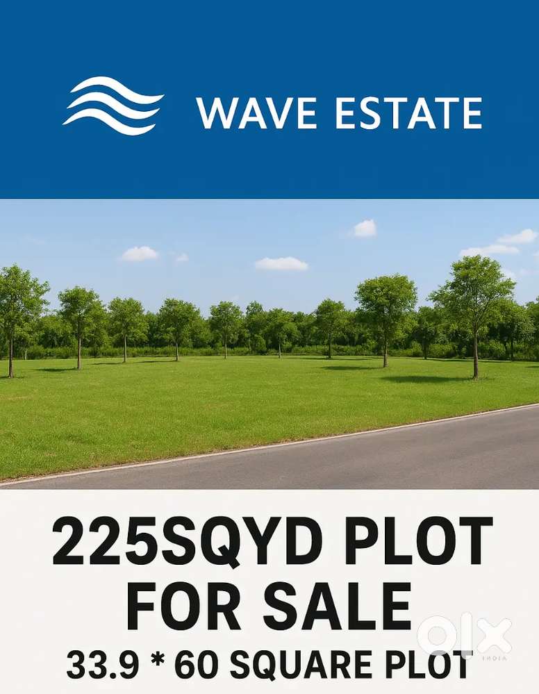 225sqyd plot in wave estate