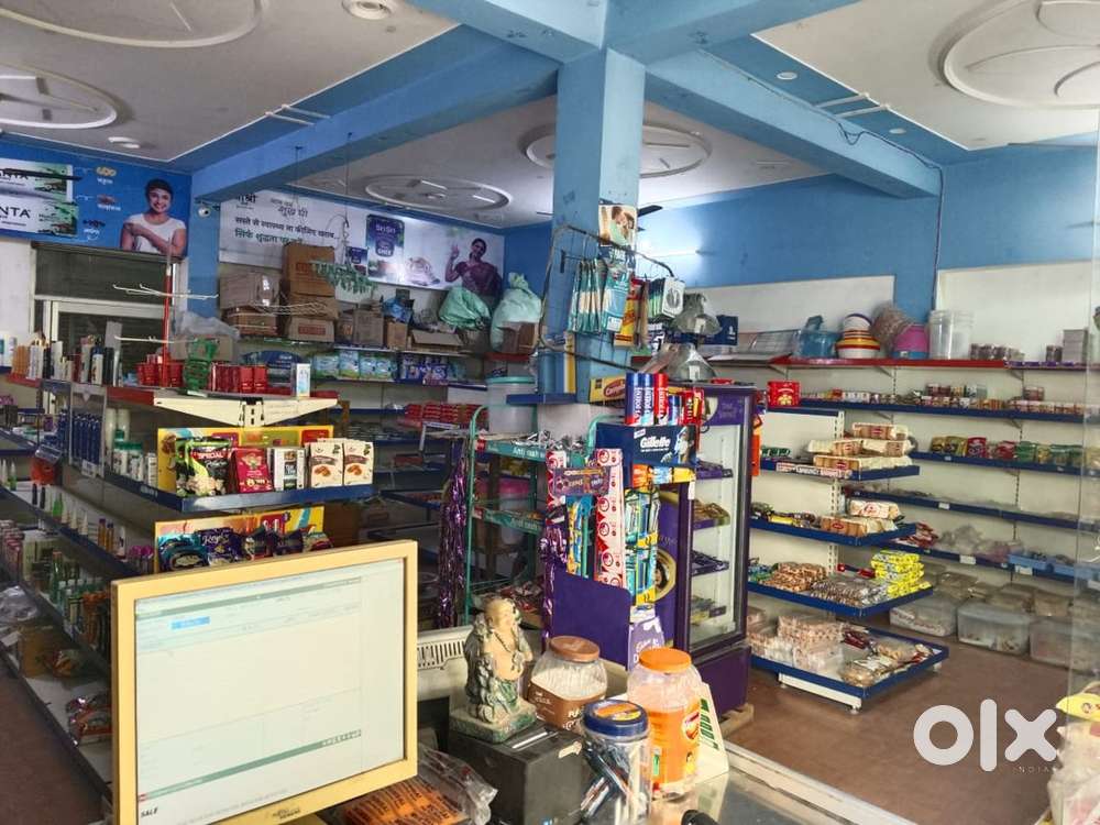 SHOP counter and other accessories like computer
