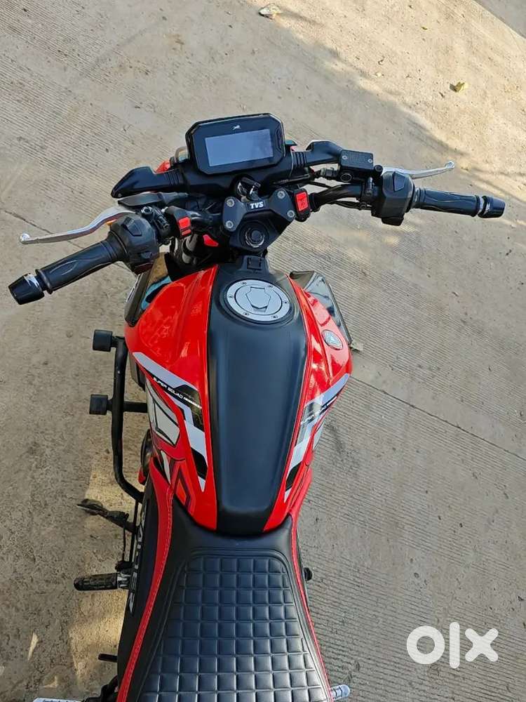 Recently service done by tvs top condition bike 1st owner insurance