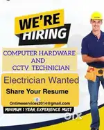 Wanted CCTV Technician Computer service engineer