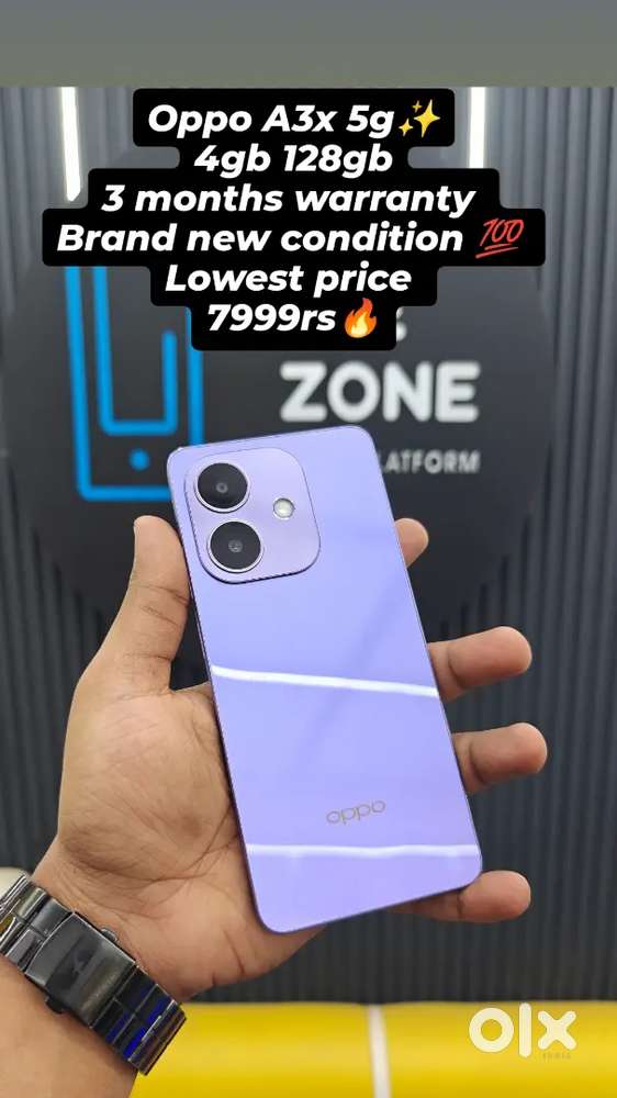Price drop: oppo a3x 5g 128gb with warranty 5g device low price