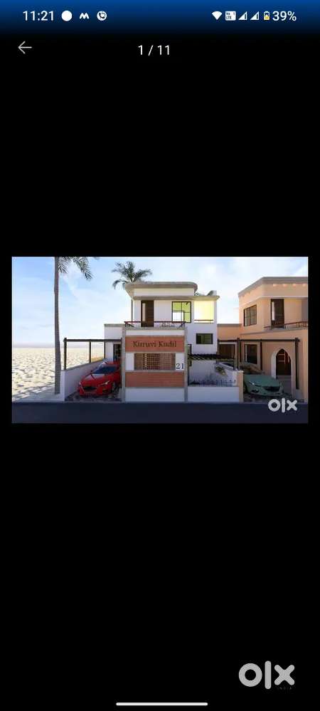 Individual villa for sale in gated community @ Kombakam