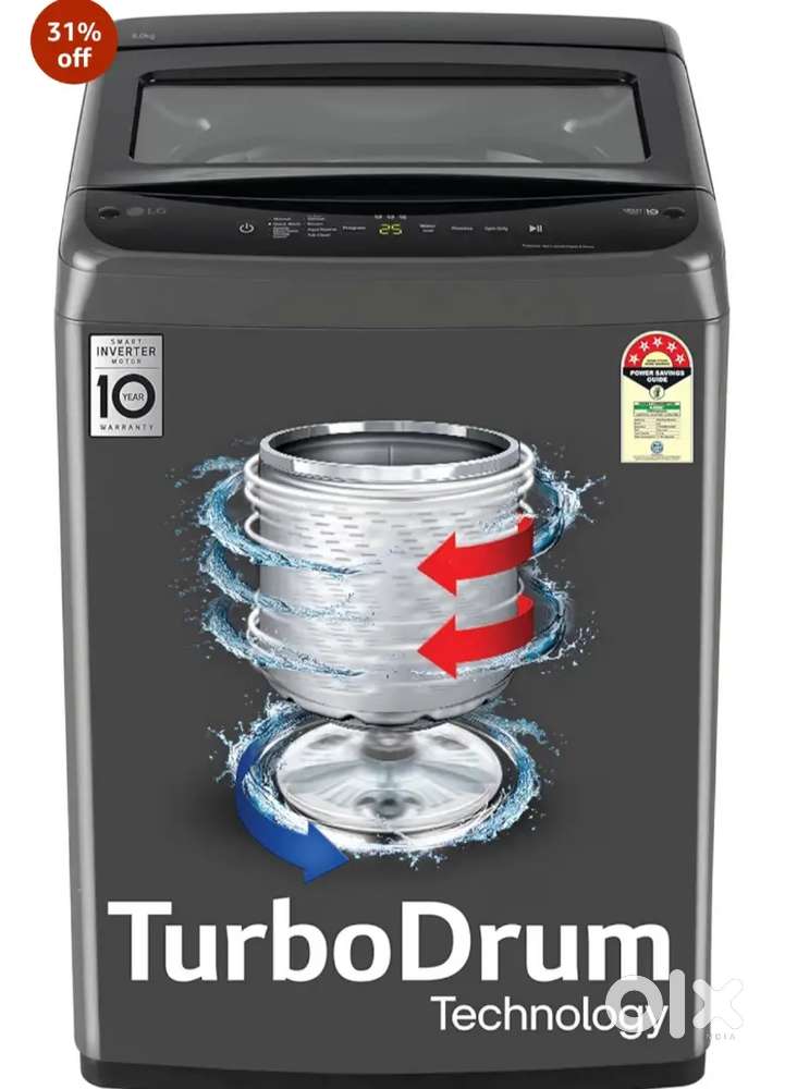 LG 8 Kg Top Load Washing Machine – 6 Months Used, Under Warranty