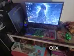 Gaming pc with moniter and key board mouse