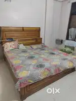 King size bed without mattress
