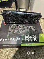 Used Like Second Hand Nividia GeForce RTX 3060 Ti Ventus 3X.