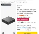 CUZOR mini  UPS