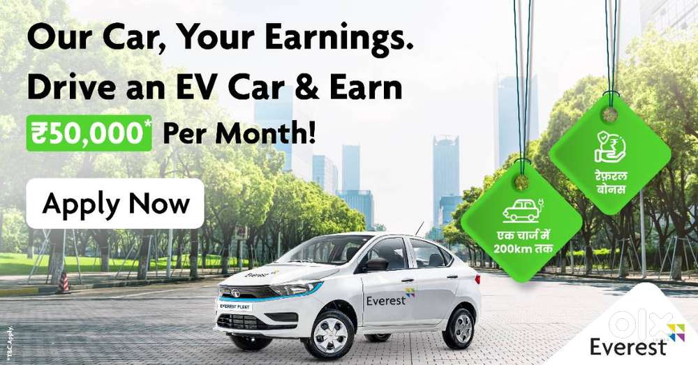 Uber Driver Wanted: Drive EVs with Everest Fleet in Bengaluru