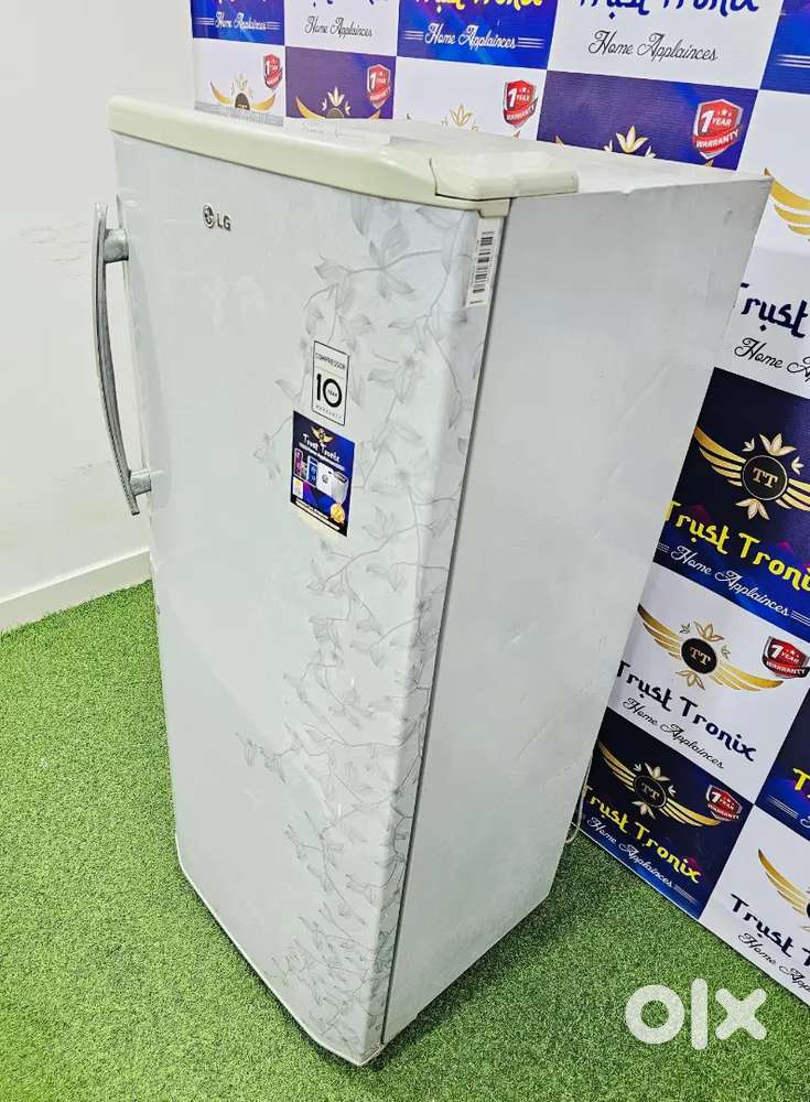 Grey flower 210ltr LG single door fridge