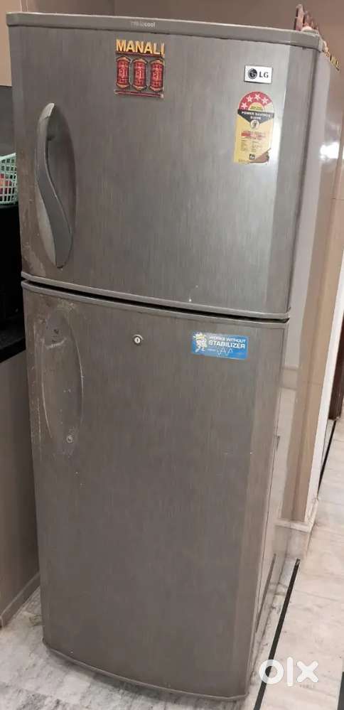 LG double door Fridge refrigerator - 280 litres - working condition