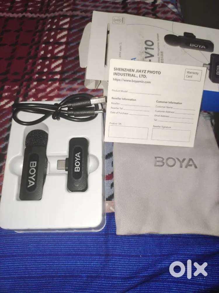 Boya Orginal Wireless mic New Box Piece