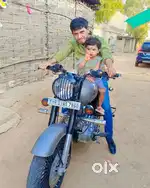 Good condition indian soldier bike